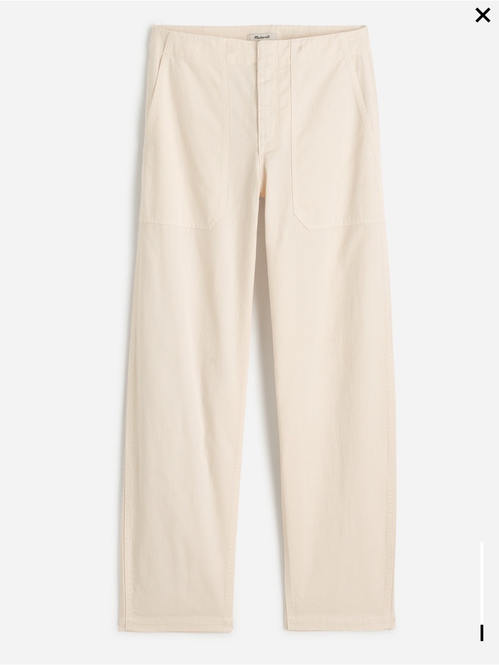 NWT Madewell Tapered-Leg Utility Pants